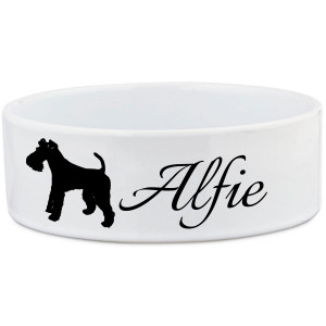 Wire Fox Terrier Dog Bowl