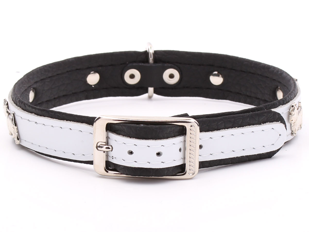 White Leather West Highland White Terrier Collars
